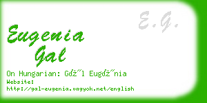 eugenia gal business card